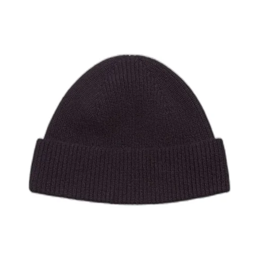 Turn-Up Brim Knitted Beanie