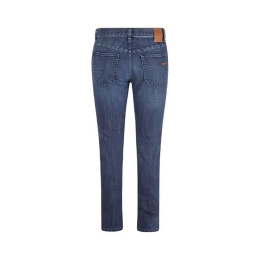 Straight-Leg Slim Cut Jeans