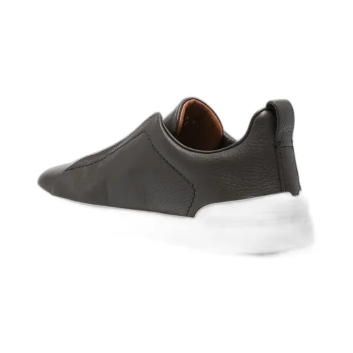 Triple Stitch Leather Sneakers