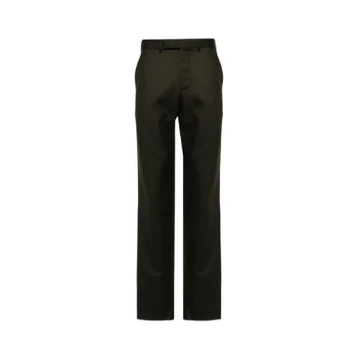 Tapered-Leg Tailored Trousers
