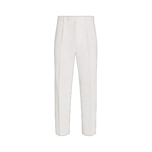 Straight-Leg Tailored Pants
