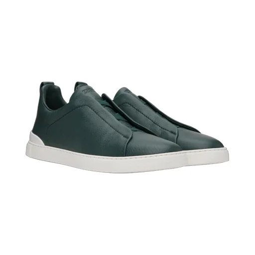 Triple Stitch Round-Head Low-Cut Skate Shoes