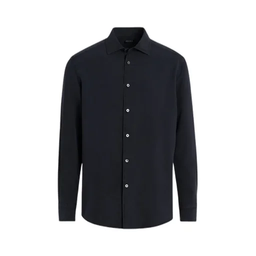 Buttoned Long-Sleeved Shirt
