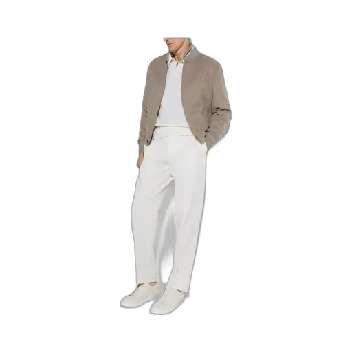 Straight-Leg Tailored Pants