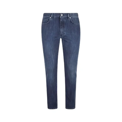 Straight-Leg Slim Cut Jeans