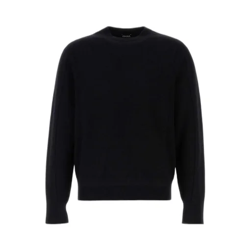 Long Sleeved Crewneck Knitted Jumper