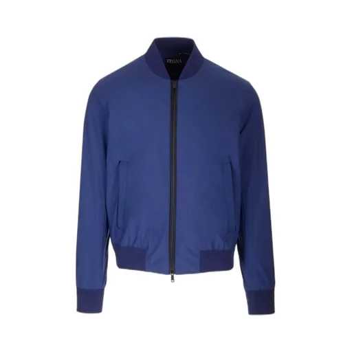 Zipped Bomber Jacket