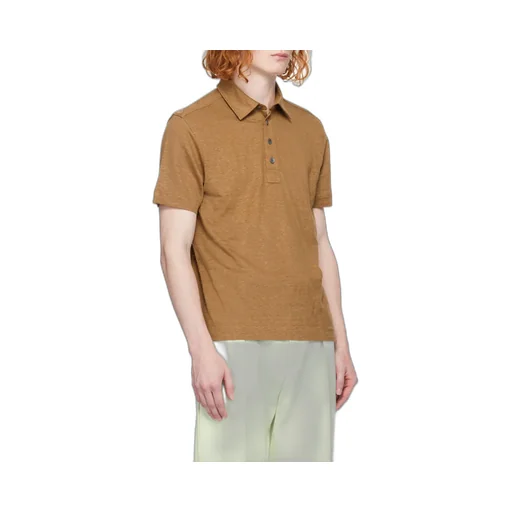 Polo Shirt With Lapel Short Sleeve