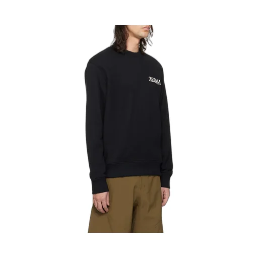 Rubberized-Logo Cotton Sweatshirt