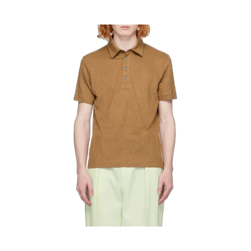 Polo Shirt With Lapel Short Sleeve
