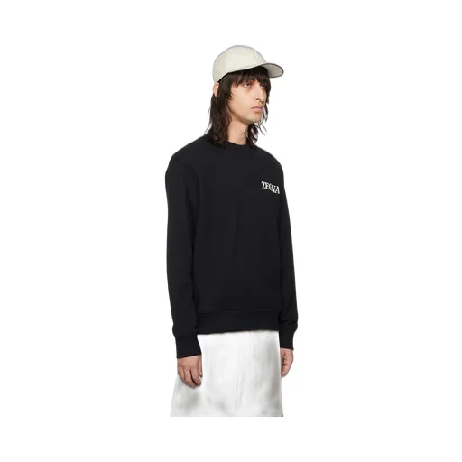 Rubberized-Logo Cotton Sweatshirt