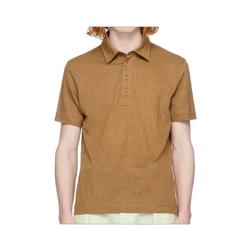 Polo Shirt With Lapel Short Sleeve