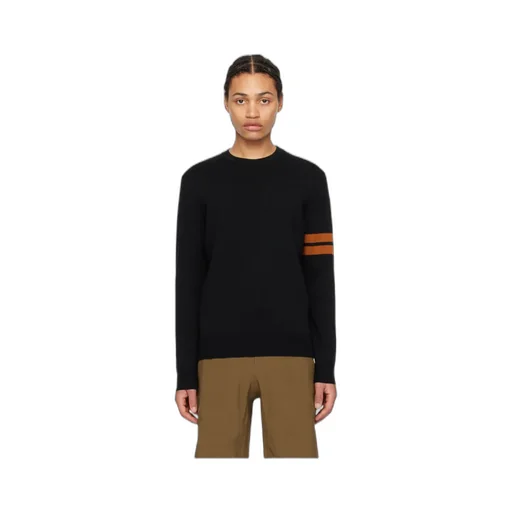 Wool Round-Neck Long-Sleeve Sweater