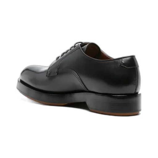 Round-Toe Lace-Up Derby Shoes