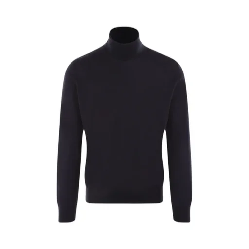 High-Neck Long-Sleeved Sweater