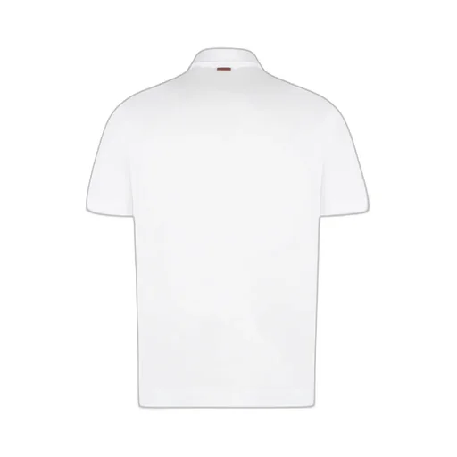 Straight Hem Short-Sleeved Polo Shirt