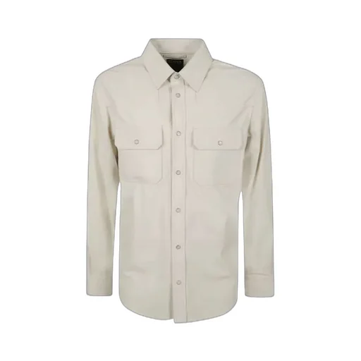 Long Sleeved Snapped Shirt