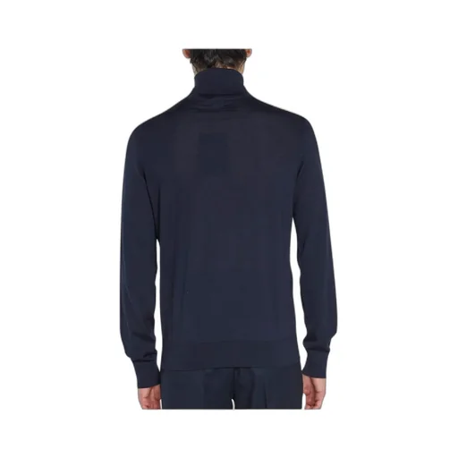 High-Neck Long-Sleeved Sweater