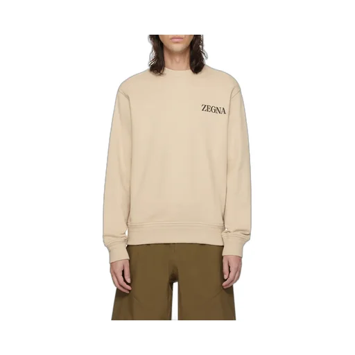 Z Zegna Logo Printed Crewneck Sweatshirt