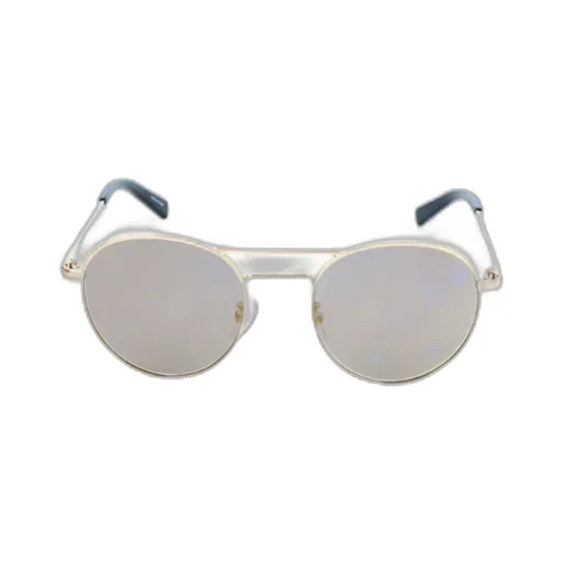 Sunglasses With Thin Mirror Legs And Round Frame
