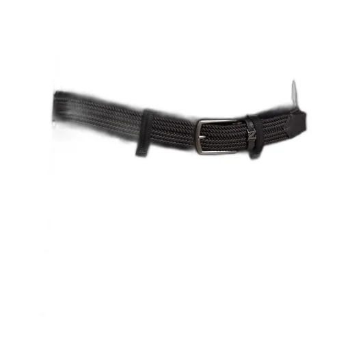 Logo Plaque Braided Belt