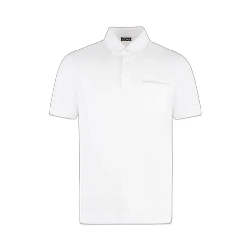 Straight Hem Short-Sleeved Polo Shirt