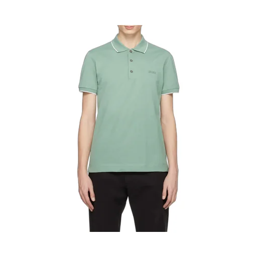 Z Zegna Logo Embroidered Polo Shirt