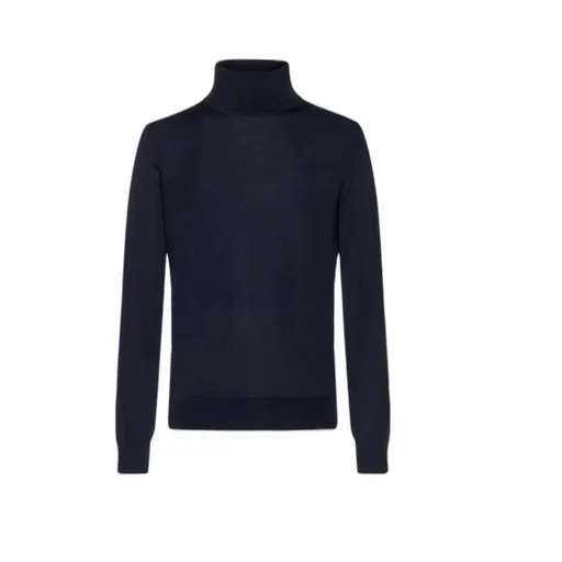 High-Neck Long-Sleeved Sweater