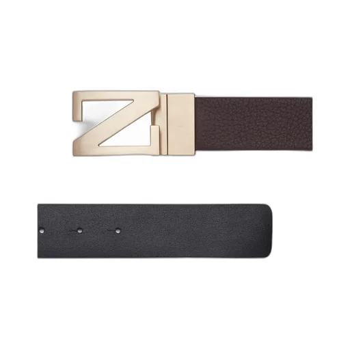 Logo-Engraved Buckle Belt
