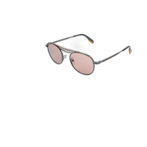 Thin Mirror Leg Round Frame Sunglasses