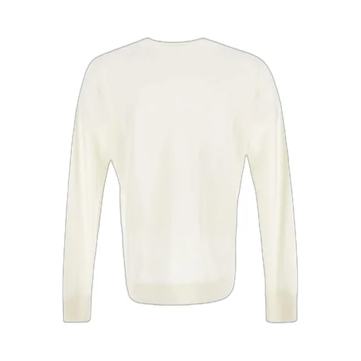 Round-Collar And Long-Sleeved Sweater