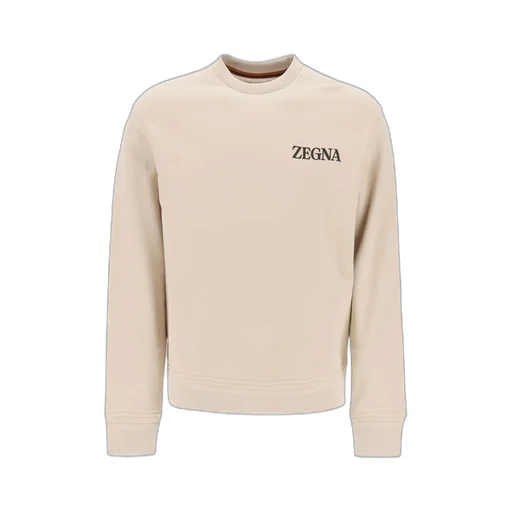 Z Zegna Logo Printed Crewneck Sweatshirt