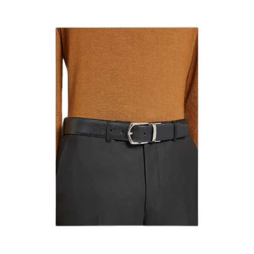 Logo Detailed Reversible Buckle Belt