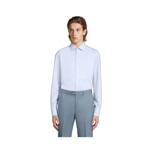 Pinstriped Long-Sleeved Shirt