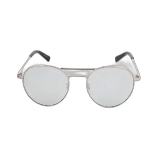 Thin Mirror Leg Round Frame Sunglasses