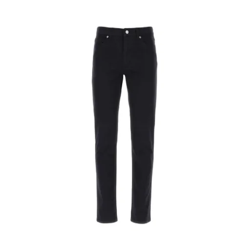 Logo Patch Slim-Cut Jeans