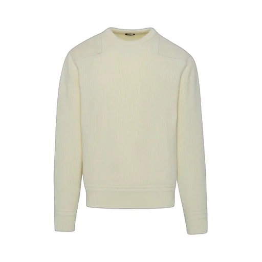 Ribbed Crew-Neck Sweatshirt