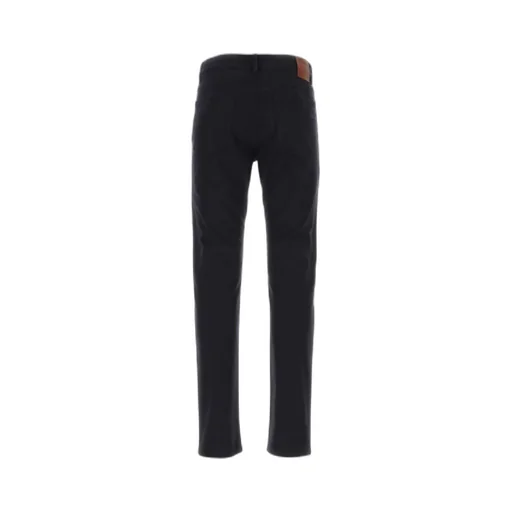 Logo Patch Slim-Cut Jeans