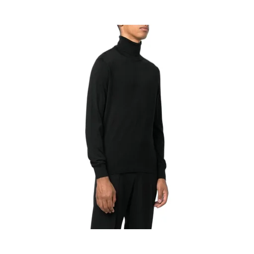 Long Sleeved Turtleneck Knitted Jumper