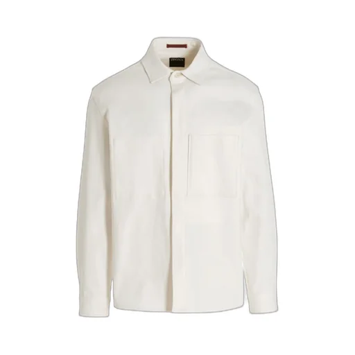Buttoned Long-Sleeved Shirt