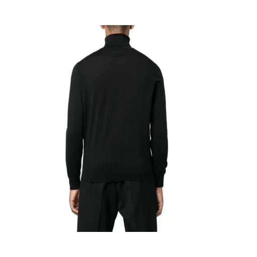 Long Sleeved Turtleneck Knitted Jumper