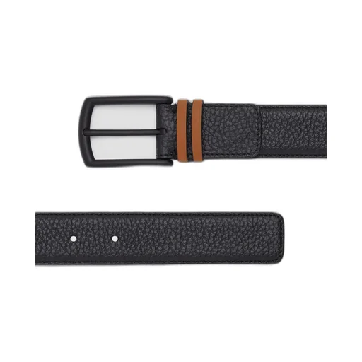 Stripe Detailed Buckle Belt