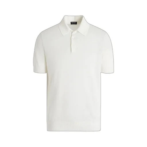 Plain Short-Sleeved Polo Shirt