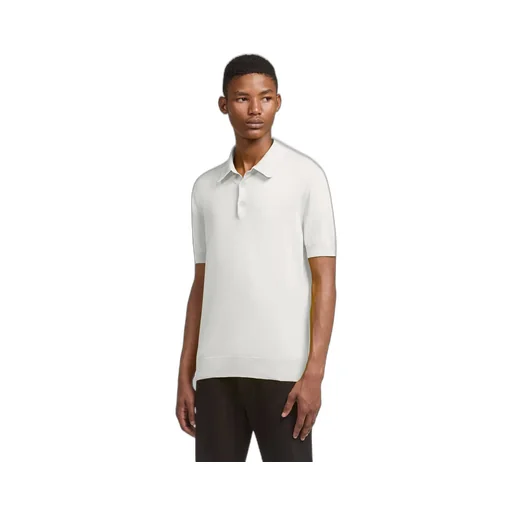 Plain Short-Sleeved Polo Shirt
