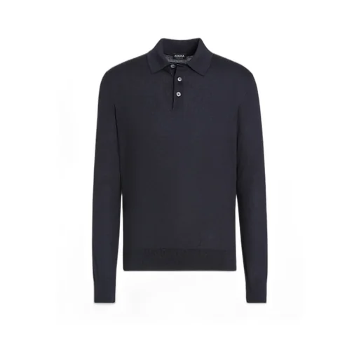 Cashseta Logo Knitted Polo Shirt