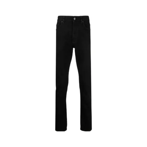 Straight-Leg Fitted Jeans