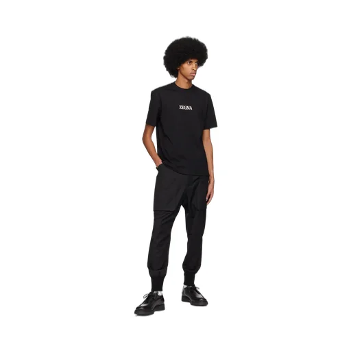 Z Zegna Logo-Printed Crewneck T-Shirt