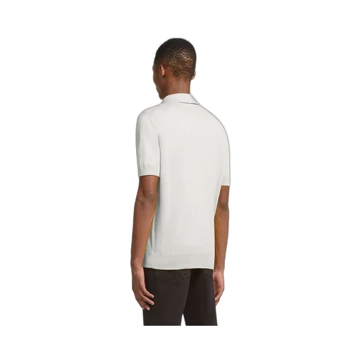 Plain Short-Sleeved Polo Shirt