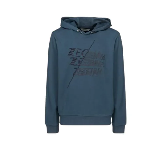 Embroidered-Logo Cotton Hoodie