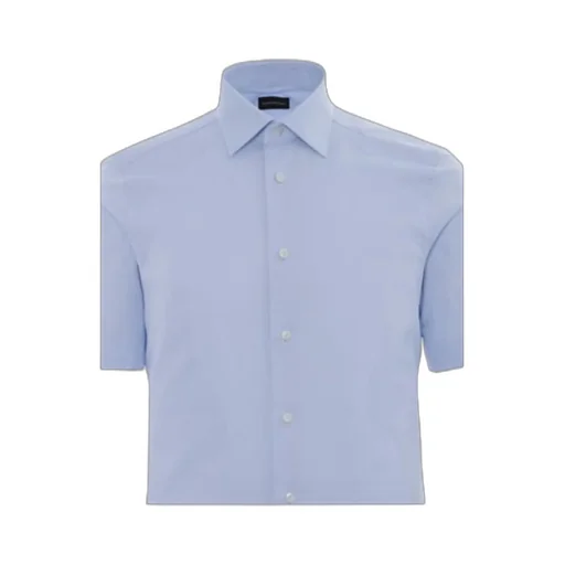 Classic Collar Lapel Short-Sleeved Shirt